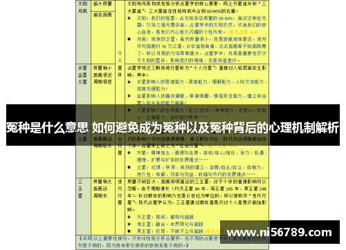 冤种是什么意思 如何避免成为冤种以及冤种背后的心理机制解析